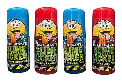 Toxic Waste Slime Licker is a sour rolling liquid candy. . What gas stations sell slime lickers
